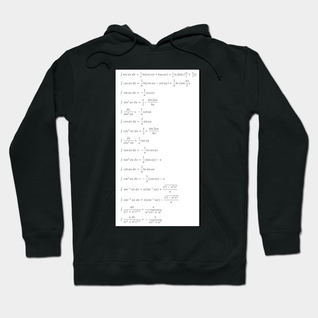 Indefinite Integral Hoodie by ScienceCorner